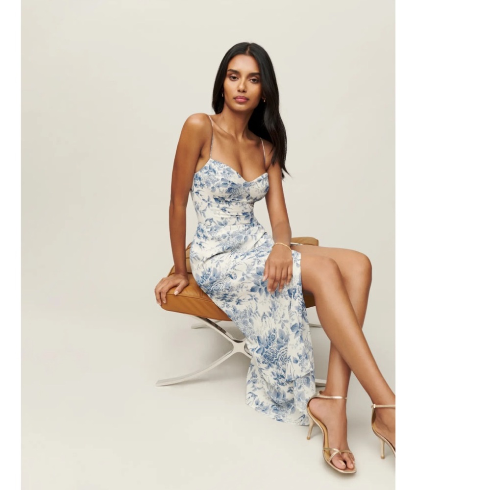 Reformation Kourtney Dress Ivory - Size 6